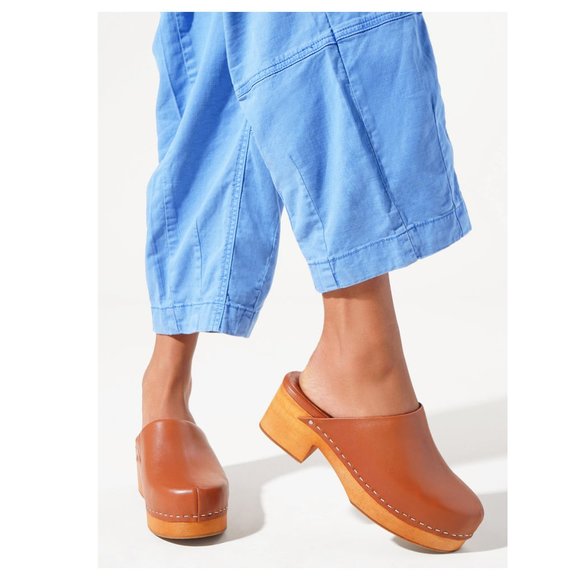 Charlotte Stone Shoes - Charlotte Stone Martino Clogs in Luggage